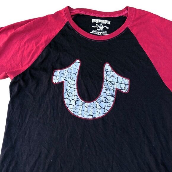 True Religion T shirt XL Cracked Horshoe - Picture 2 of 5